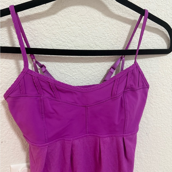 Lululemon Debut Tank Heathered Ultra Violet / Ultra Violet Size 4 - Picture 5 of 10